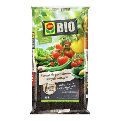 Ziemia BIO do pomidorów i innych warzyw 15 l COMPO BIO