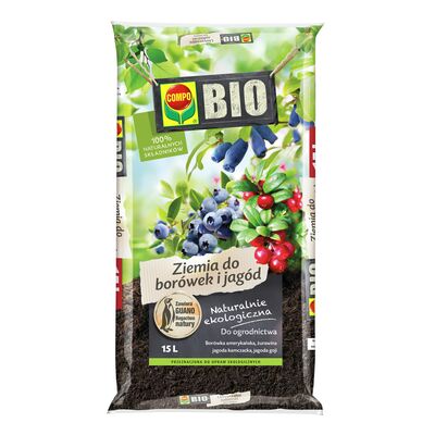 Ziemia BIO do borówek i jagód 15 l COMPO BIO