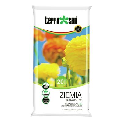 Ziemia do roślin kwitnących 20 l Terrasan