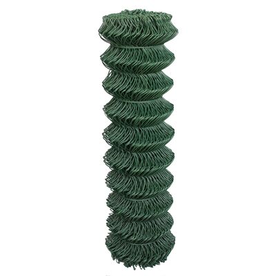 Siatka ogrodzeniowa pleciona oczko 60 mm Ø 2,4 mm 1,0 x 10 m ocynk+PVC zielona 6005