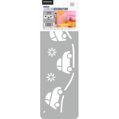Szablon dekoracyjny border nr 131 Cars Primacol Decorative