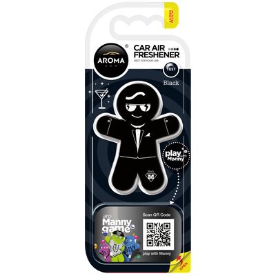 Zapach do auta Manny black Aroma
