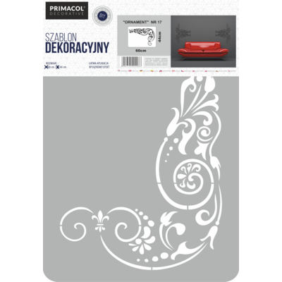 Szablon dekoracyjny XXL nr 17 Ornament Primacol Decorative