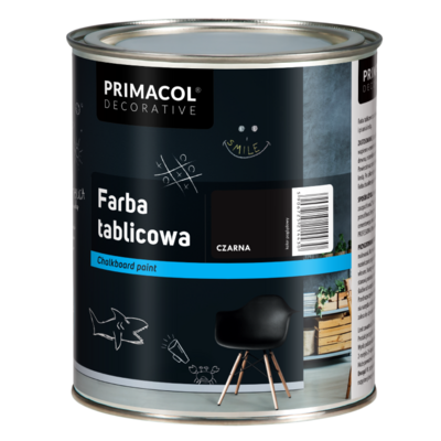 Farba do tablic czarna  0,75 l Primacol Decorative