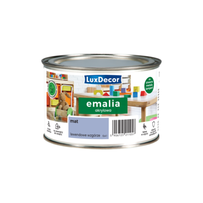 Emalia Luxdecor Lawendowe Wzgórze 0,4 l akrylowa MAT