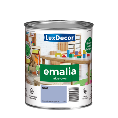 Emalia Luxdecor Lawendowe Wzgórze 0,75 l akrylowa MAT