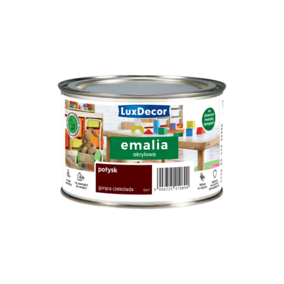 Emalia Luxdecor Gorąca Czekolada 0,4 l akrylowa POŁYSK