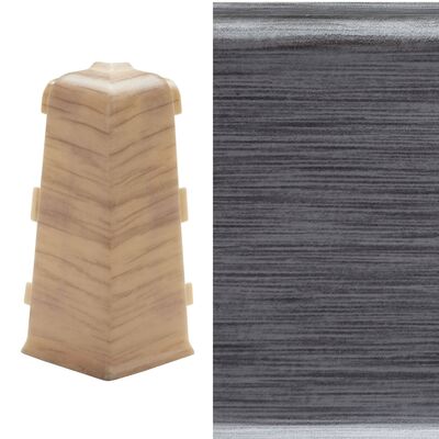 Narożnik zewnętrzny do listwy INDO (1 sztuka) aluminium Arbiton