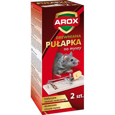 Pułapka na myszy drewniana Arox