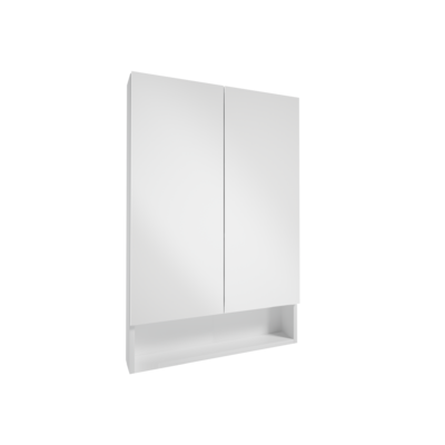 Szafka wisząca lustrzana LUPO E60 2D0S DSM biała