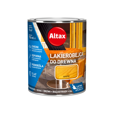 Lakierobejca do drewna 750 ml sosna Altax
