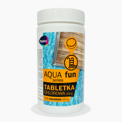 Tabletka Chlorowa TABS 200 g CHLORINE 1 kg AQUA FUN SERIES