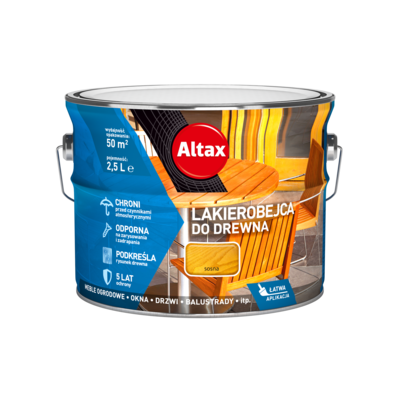 Lakierobejca do drewna 2,5 l sosna Altax