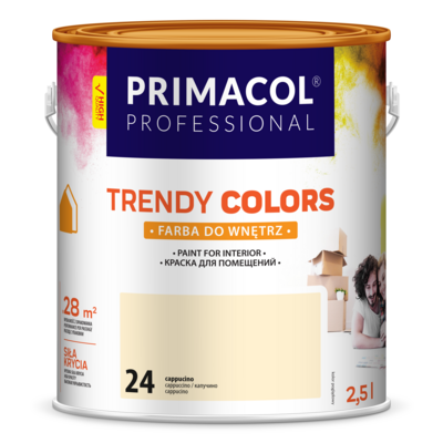 Farba Trendy Colors cappucino (24) 2,5 l PRIMACOL PROFESSIONAL
