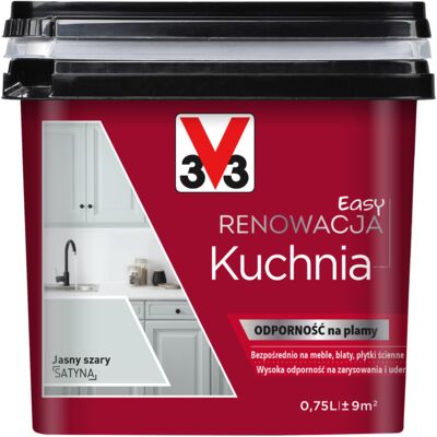 Farba Renowacyjna Easy Renowacja Kuchnia jasny szary 0,75 l V33