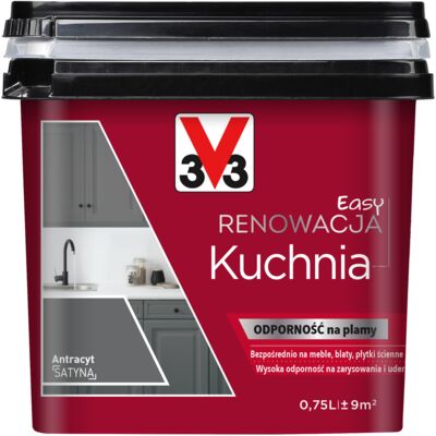 Farba Renowacyjna Easy Renowacja Kuchnia antracyt 0,75 l V33