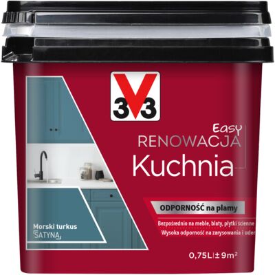 Farba Renowacyjna Easy Renowacja Kuchnia morski turkus 0,75 l V33