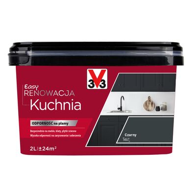 Farba Renowacyjna Easy Renowacja Kuchnia czarny mat 2 l V33
