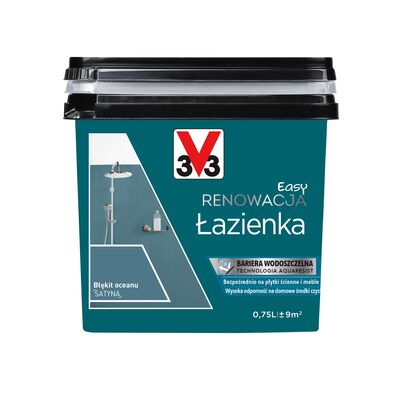 Farba Renowacyjna Easy Renowacja Łazienka błękit oceanu 0,75 l V33