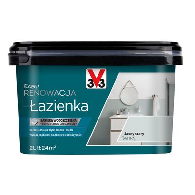 Farba Renowacyjna Easy Renowacja Łazienka jasny szary 2 l V33