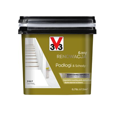Farba Renowacyjna Easy Renowacja Podłogi  Schody biały 0,75 l V33