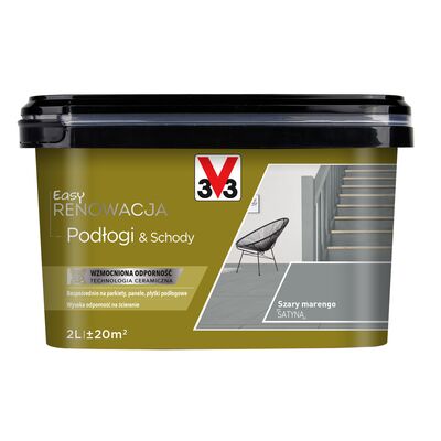 Farba Renowacyjna Easy Renowacja Podłogi  Schody szary marengo 2 l V33