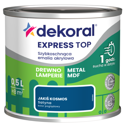 Szybkoschnąca emalia akrylowa EXPRESS TOP Jakiś kosmos 0,5 l Dekoral