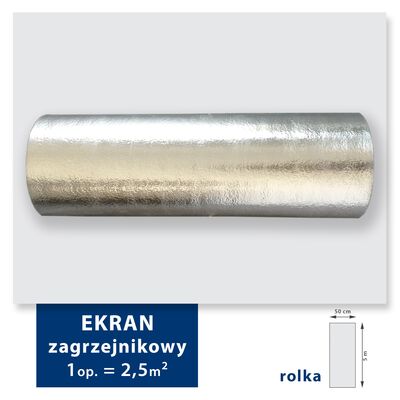 Ekran zagrzejnikowy rolka 0,5 x 5 m