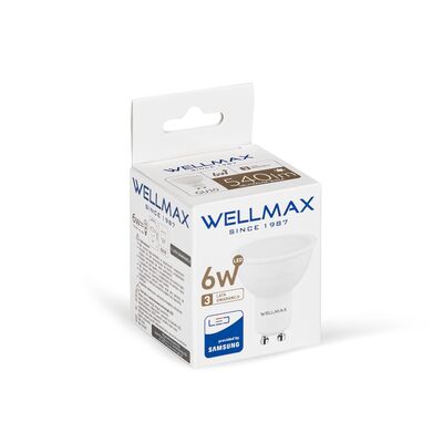 Halogen ledowy Wellmax Samsung GU10 6 W barwa neutralna