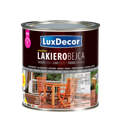 Lakierobejca do drewna orzech 2,5 l LuxDecor