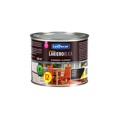 Lakierobejca do drewna palisander 0,2 l LuxDecor