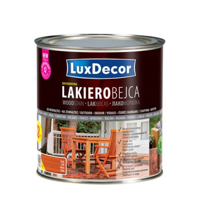 Lakierobejca do drewna teak 2,5 l LuxDecor