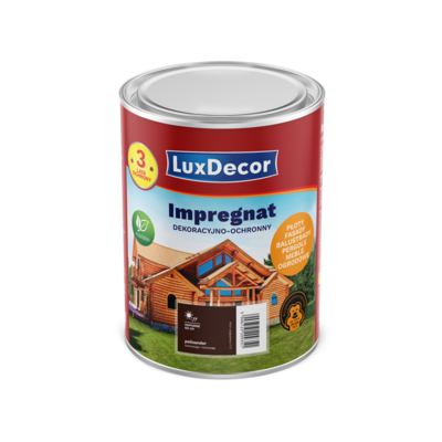Impregnat akrylowy ochronno-dekoracyjny palisander 1 l LuxDecor