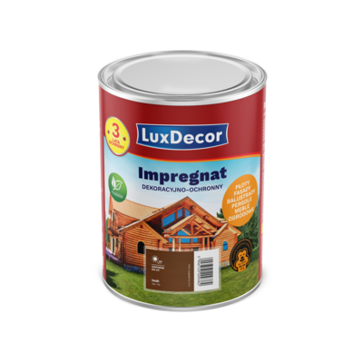Impregnat akrylowy ochronno-dekoracyjny teak 1 l LuxDecor