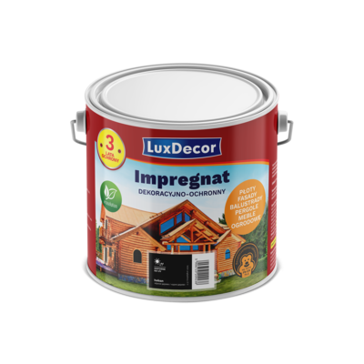 Impregnat akrylowy ochronno-dekoracyjny heban 3 l LuxDecor