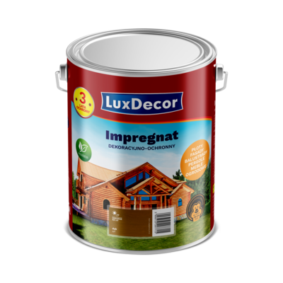 Impregnat akrylowy ochronno-dekoracyjny dąb 5 l LuxDecor