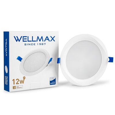 Oprawa ledowa Wellmax Samsung wpuszczana okrągła 12W 4000k