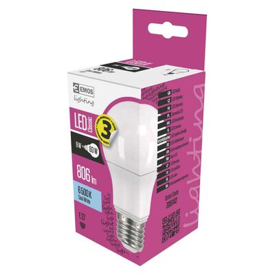 Żarówka LED Classic A60 9W E27 zimna biel