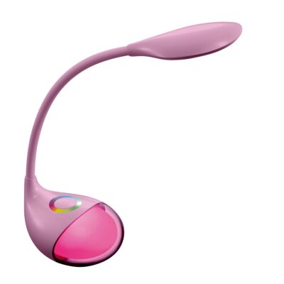 Lampka biurkowa 6W + lampka nocna różowa PLATINET