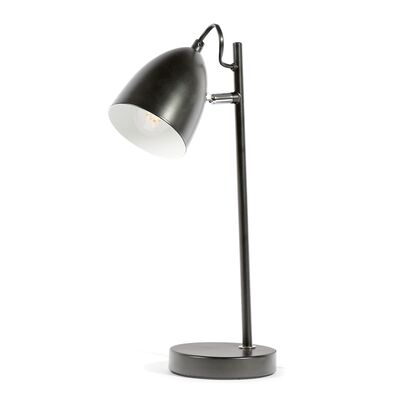 Lampka stołowa 25W E14 czarna H37 PLATINET