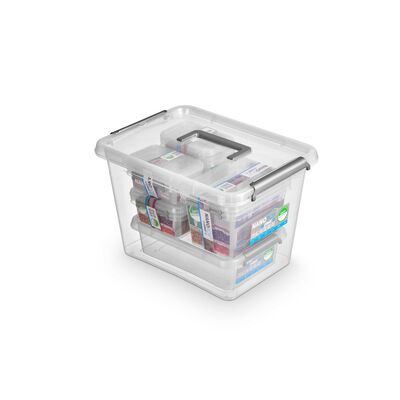 Pojemniki Antibacterial transparentne zestaw 12 w 1