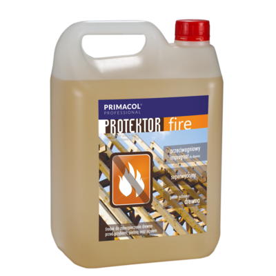 Impregnat do drewna Protektor fire bezbarwny 5 l Primacol Professional