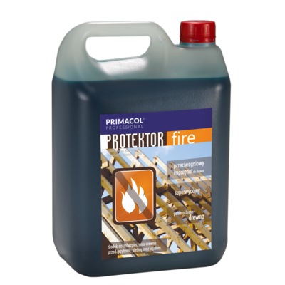 Impregnat do drewna Protektor Fire zielony 5 kg Primacol Professional