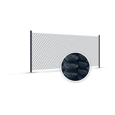 Siatka pleciona 1 x 10 mb antracyt Vimar