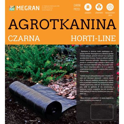 Agrotkanina HORTI-LINE czarna Mini Rolka 1,1 x 10 m