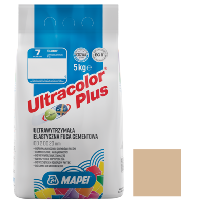 Fuga Ultracolor Plus 138 Jasny beż migdałowy 5 kg MAPEI