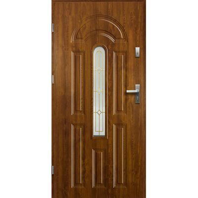 Drzwi zewnętrzne WENUS roco złoty dąb 90 lewe RADEX