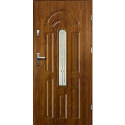 Drzwi zewnętrzne WENUS roco złoty dąb 90 prawe RADEX