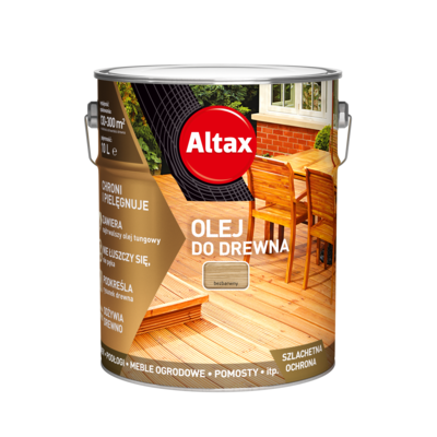 Olej do drewna 10 l bezbarwny Altax