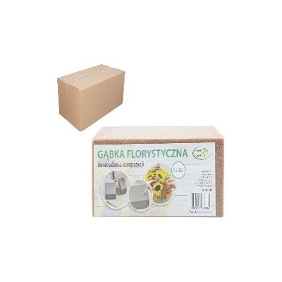Gąbka florystyczna sucha 21 x 9,2 cm